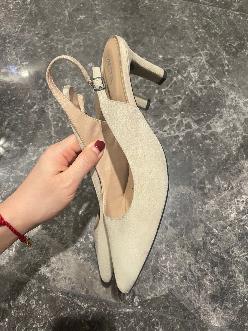 Geox slingback highheel Women s Fashion Footwear Heels on Carousell