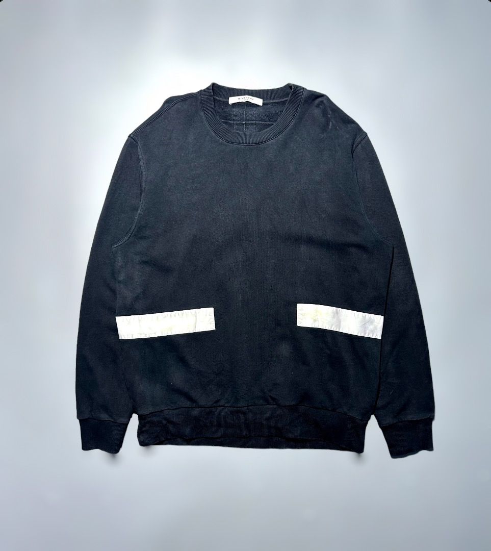 Givenchy Oversized Sweatshirt with White Patch Men s Fashion Tops Sets Hoodies on Carousell