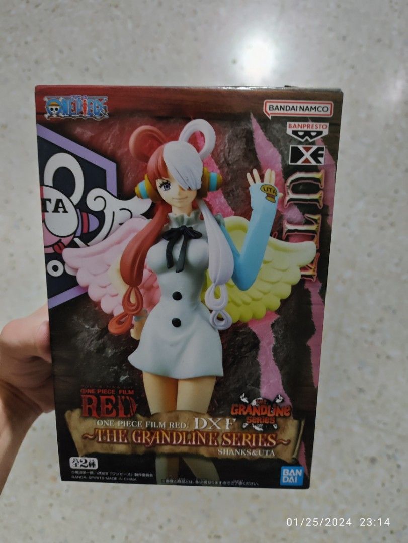 Gold Toei One Piece DXF Film Red Uta Anime Figure Figurine Statue Kuji DXF Grandista Figuarts POP Megahouse (Category: Toy Figures) located in Singapore. Submitted by ToysInc (Listing ID 1283230952, Image 1). Description: .