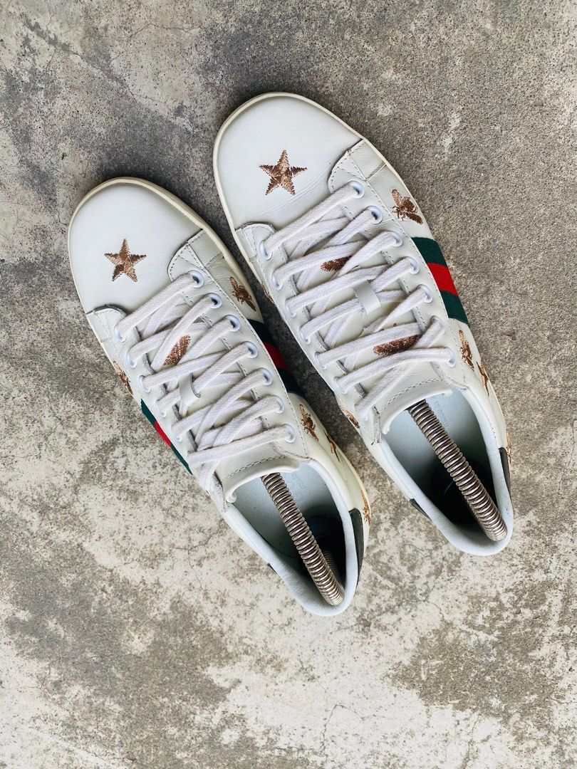 Gucci ace sneakers stars on sale