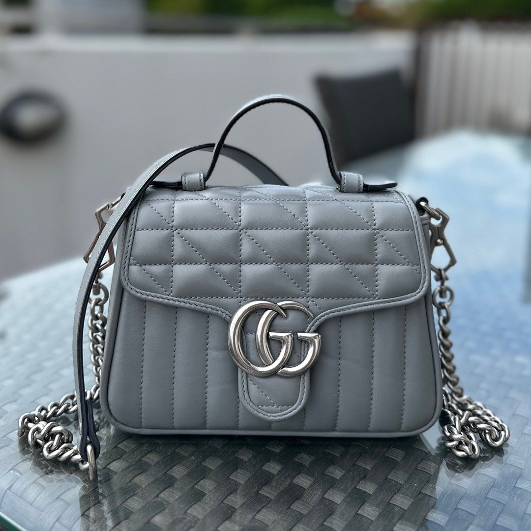 Gg marmont clearance top handle bag