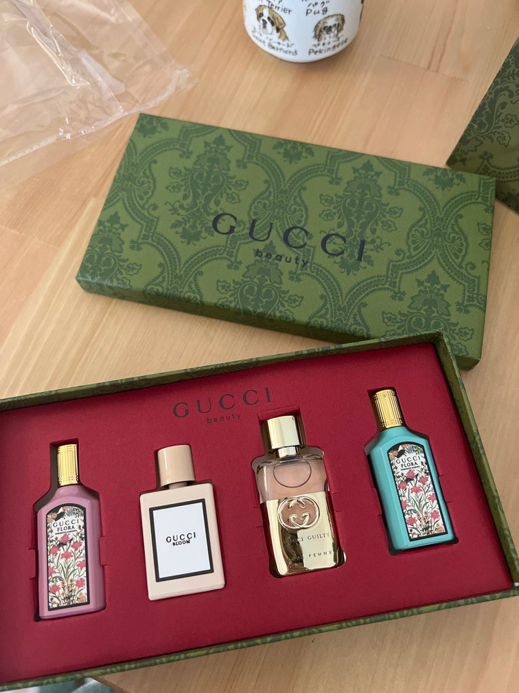 只有一套😆正品  Gucci 香水Set 套裝生日禮物新年禮物  小香水珍藏套裝