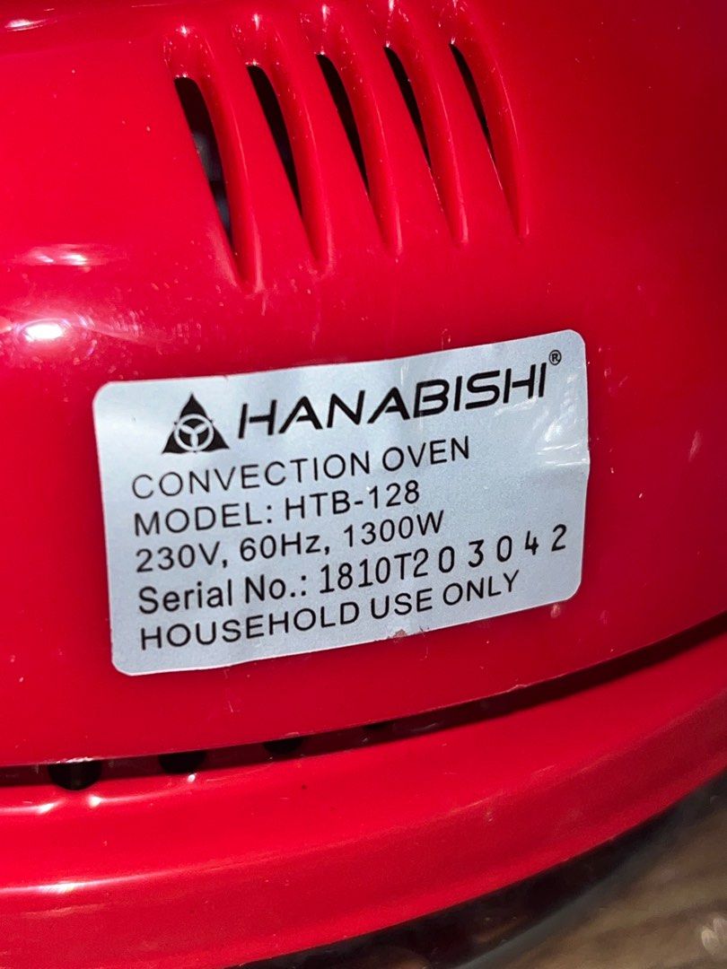 Hanabishi Turbo Broiler (HTB 128) (Category: Cookware & Accessories) located in Quezon City. Submitted by darkbleu (Listing ID 1283156255, Image 3). Description: Hanabishi Turbo Broiler NOT USED no box only meet up (fairview, qc) or sdd only no delivery, baka mabasag lol hehe.