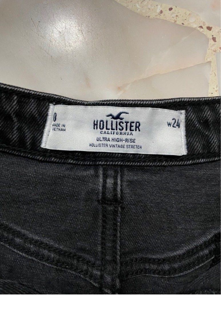 Hollister Black Denim Skirt Women s Fashion Bottoms Skirts on