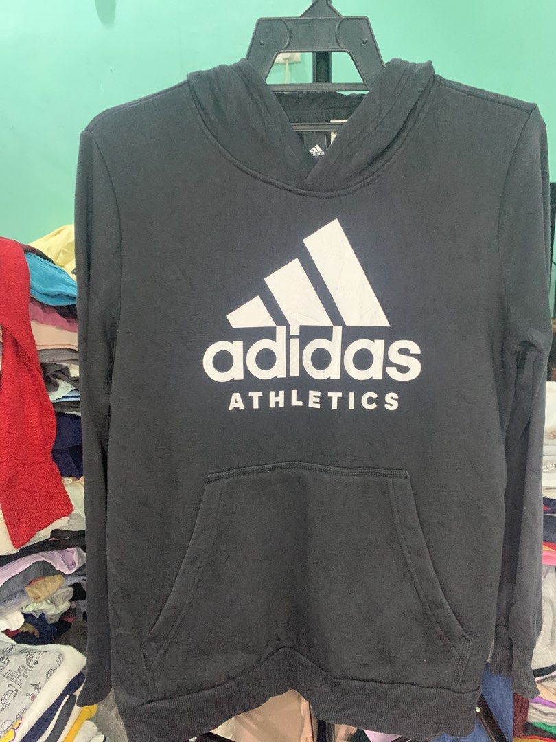 Hoodie adidas hitam outlet