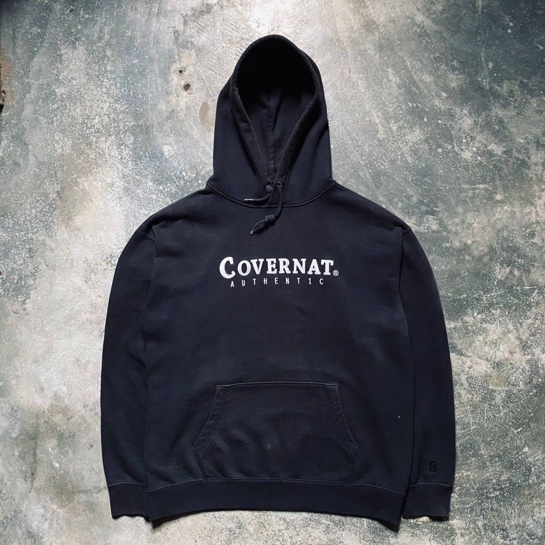 Hoodie Covernat, Fesyen Pria, Pakaian , Atasan di Carousell