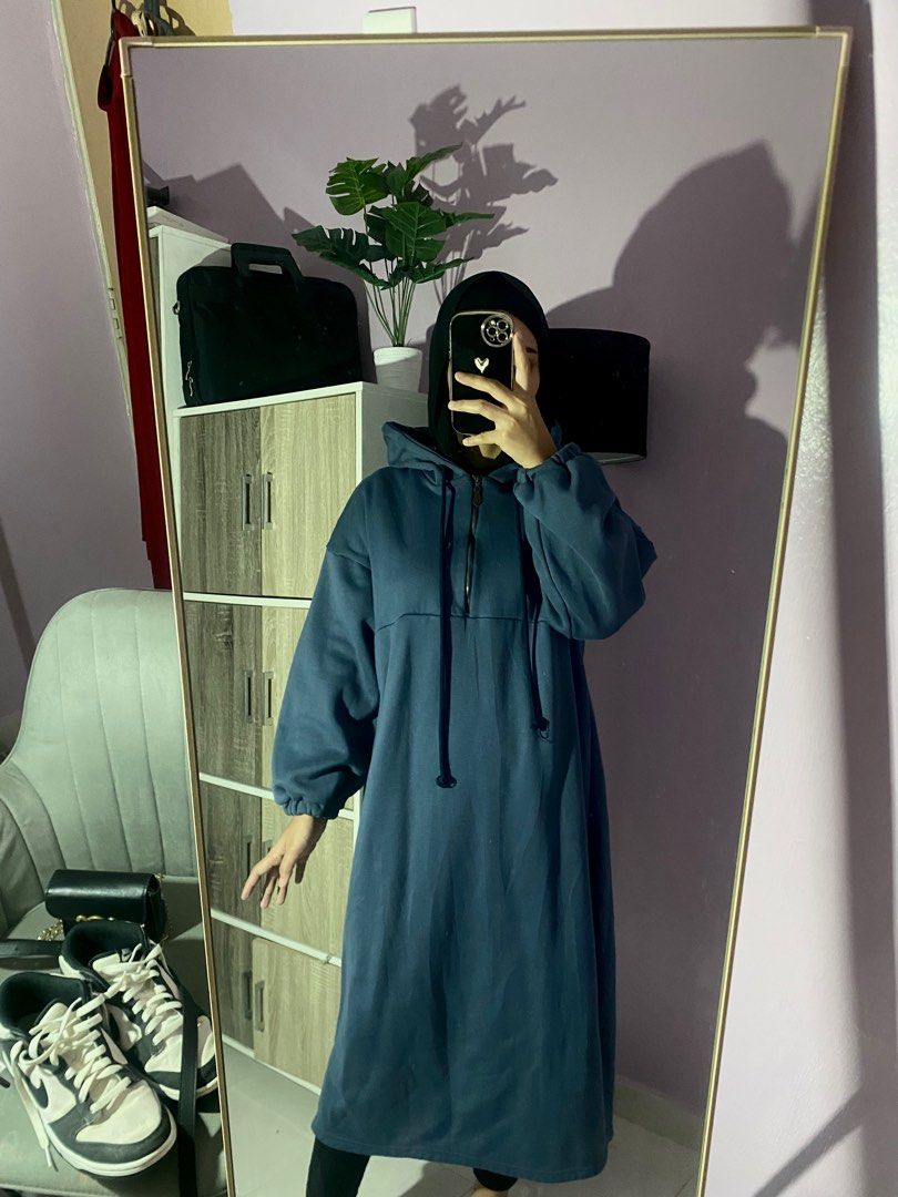 Baggy hoodie dress store