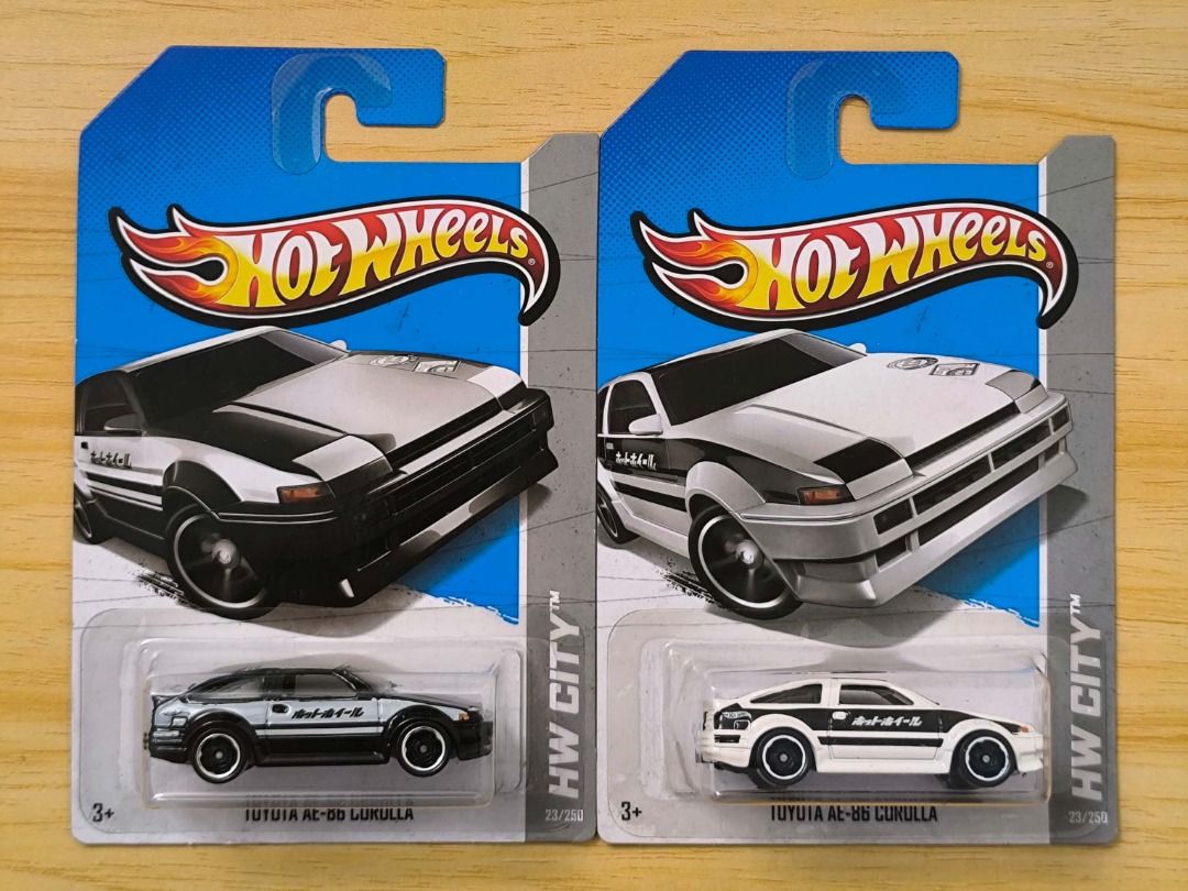 Hot Wheels AE-86 Corolla HW City Selling as a set of 2