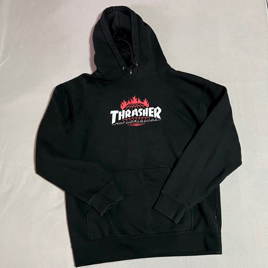 Huf x thrasher sales tour de stoops hoodie