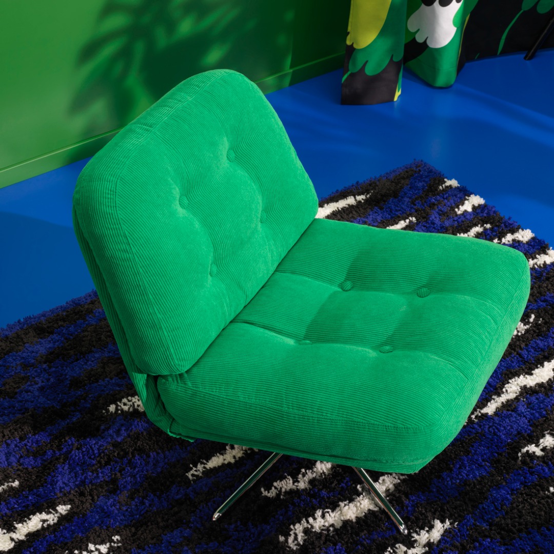 色はグリーン新品 IKEA イケア DYVLINGE ディヴリンゲ 80周年 回転ソファ