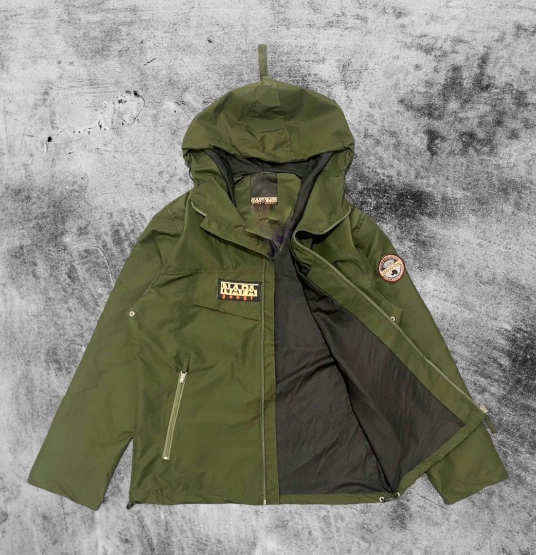 Jaket Napapijri Rainforest Open Winter Hijau Fesyen Pria Pakaian