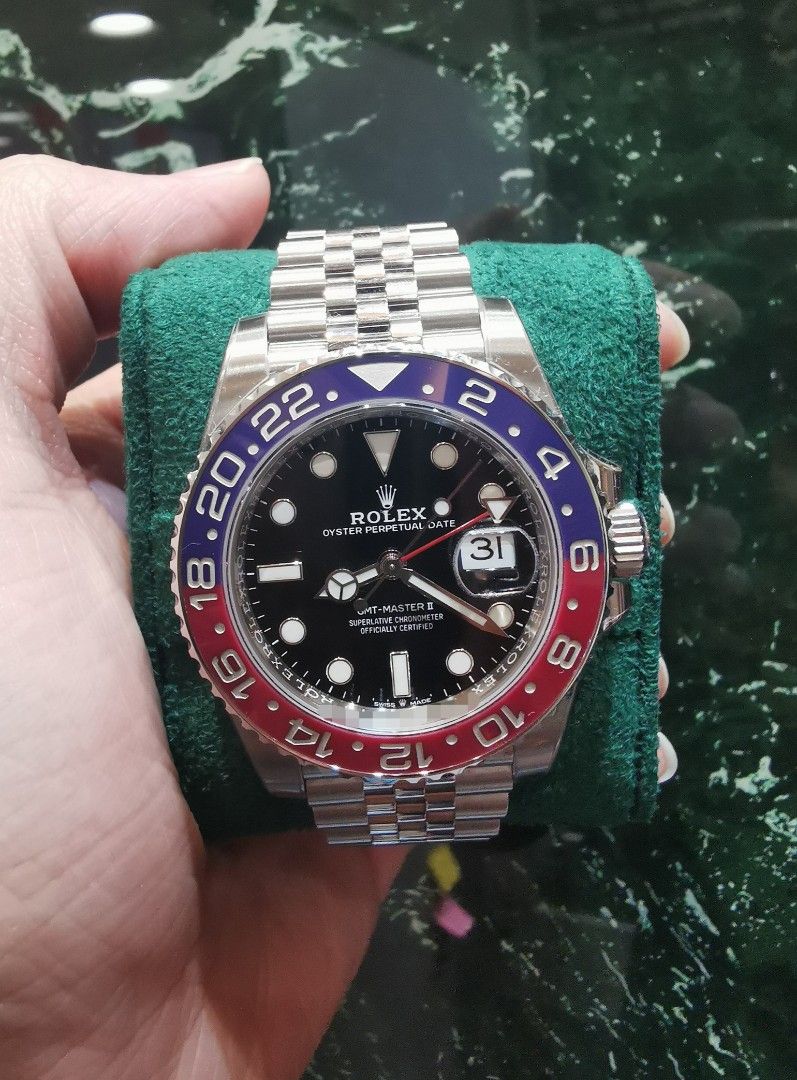 June 2022 Rolex Gmt master 2 steel ceramic Pepsi jubilee 126710blro