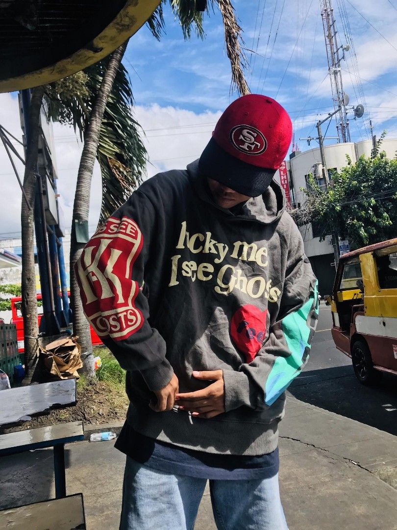 Kanye west lucky me on sale i see ghosts hoodie
