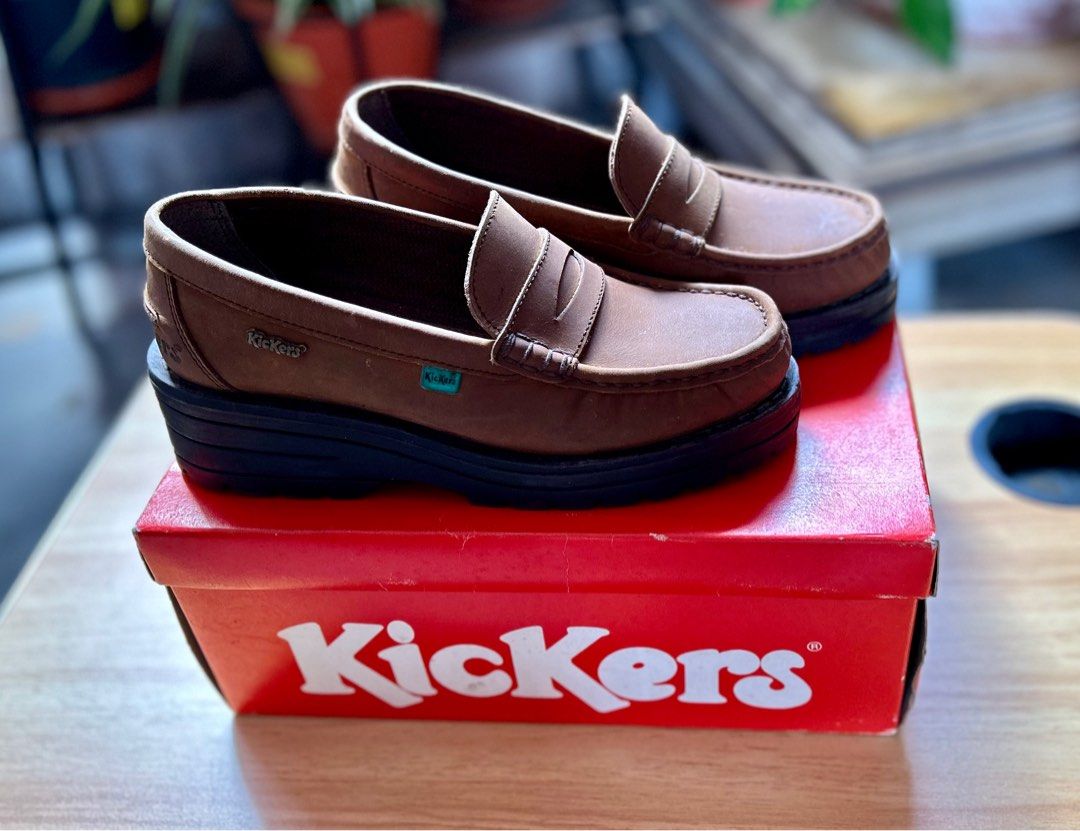 Kickers Women Full Leather Shoe Women s Fashion Footwear Flats