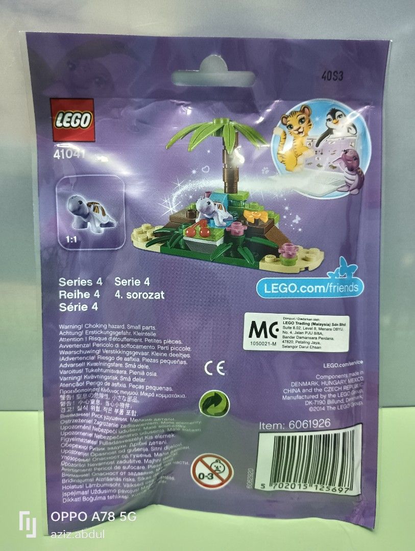 LEGO Friends 41041 Turtle s Little Paradise Hobbies Toys Toys Games on Carousell