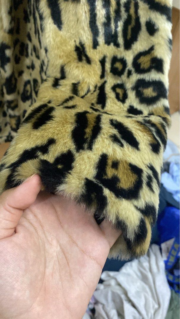 Leopard fur jacket by forever 21
