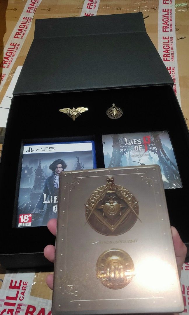 Lies of p (Category: PlayStation) located in Angono. Submitted by mochi3w (Listing ID 1283238201, Image 2). Description: for sale/ trade from 10k to 6000 nalang! lies of p ps5 collectors edition! slight issue lang please check yung last photo the rest mint condition na! pede swap sa multiple switch games! angono rizal pede nman lalamove.
