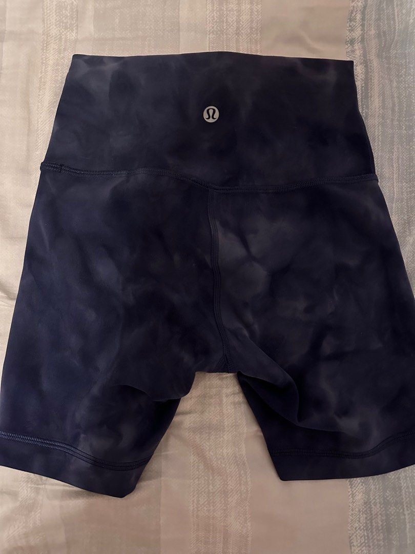 Lululemon Wunder Train High-rise Shorts 6 In Veiled Floral Black