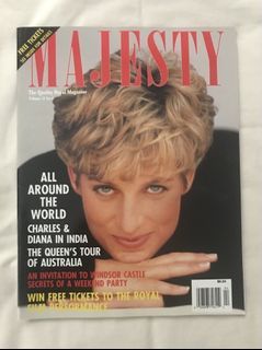 Princess Diana MAJESTY Vol 13, No. 4 Apr 1992