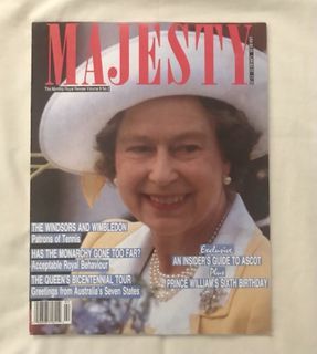 Queen Elizabeth II MAJESTY Vol 9, No. 2 Jun 1988