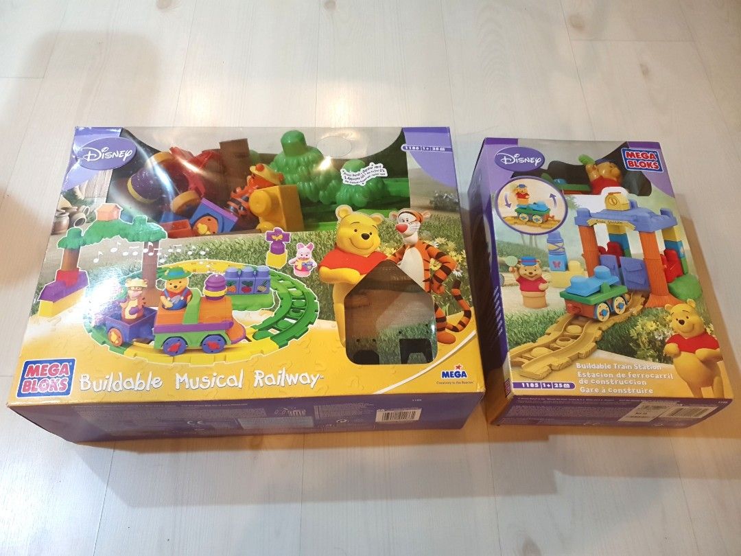 Megabloks Pooh and Friends Train Set, Hobbies & Toys, Toys & Games on ...