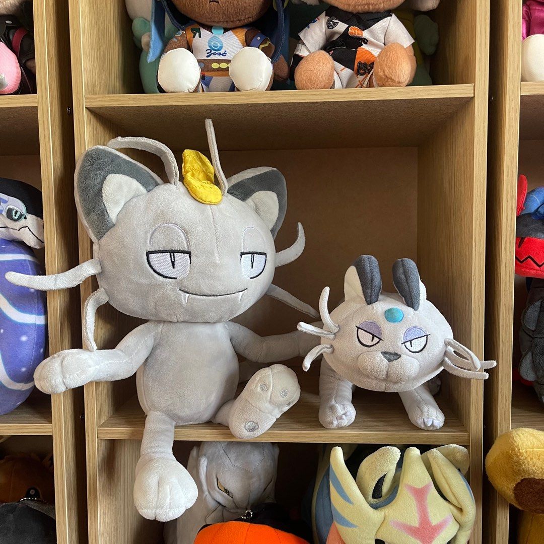 Meowth Alolan Meowth Alolan Persian Pokemon Plush Hobbies Toys Toys Games on Carousell