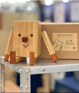 Metryk PH Pinocchio Box (1pc) / book shelf decor / wood decoration / pen and pencil holder