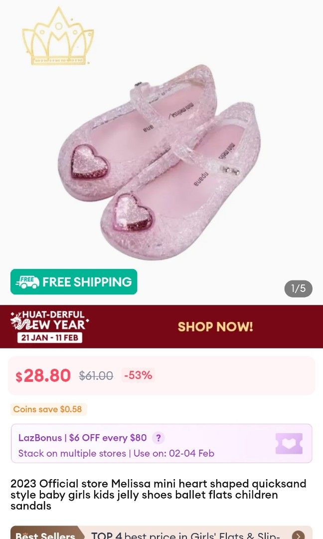 Mini Melissa Shoes Babies Kids Babies Kids Fashion on Carousell
