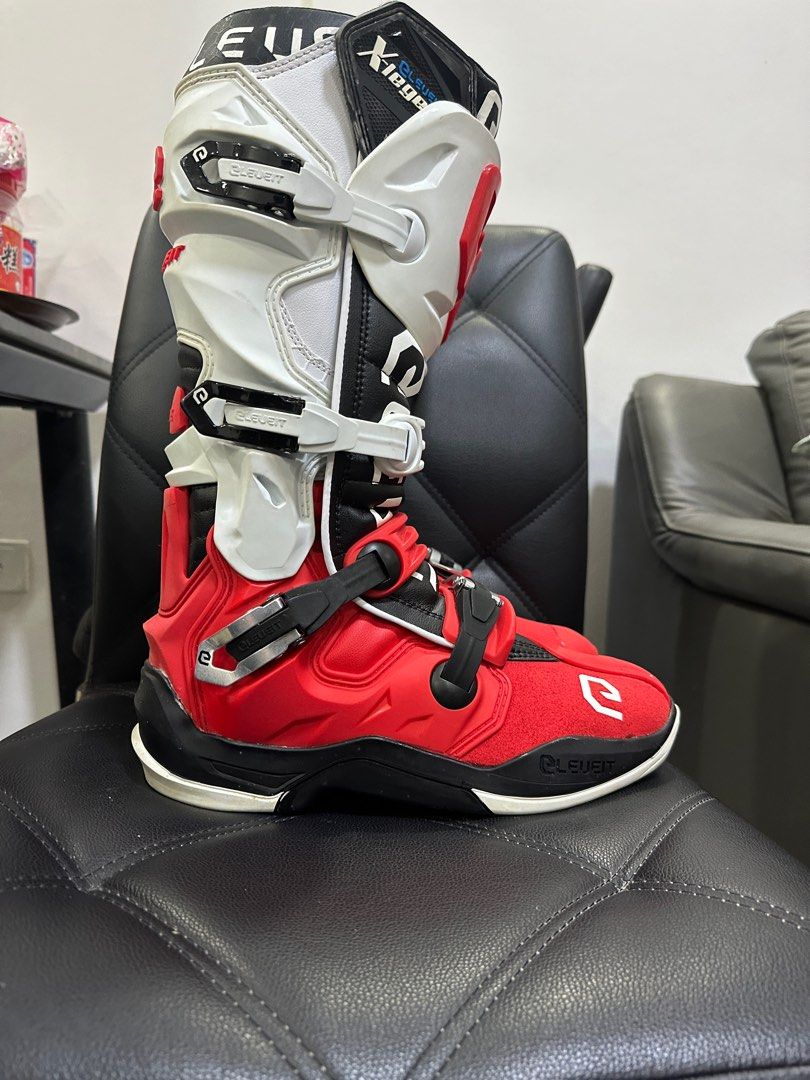 White motocross clearance boots