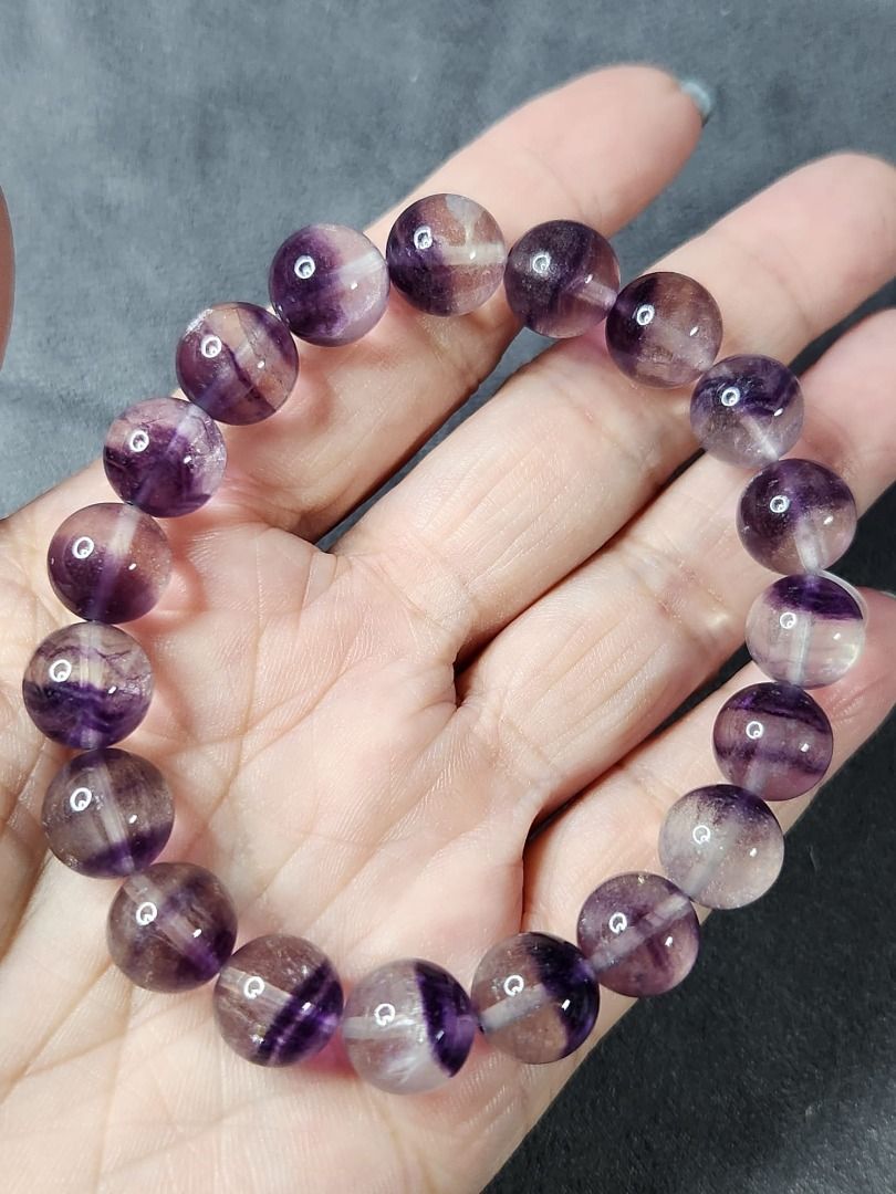 Purple fluorite beads sale