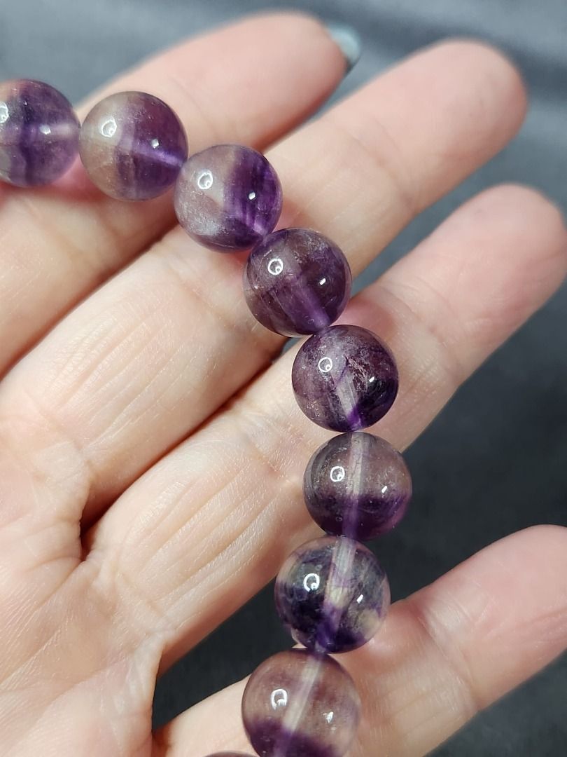 Purple new arrivals fluorite beads