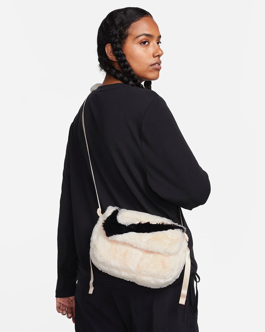 Faux fur sling bag store