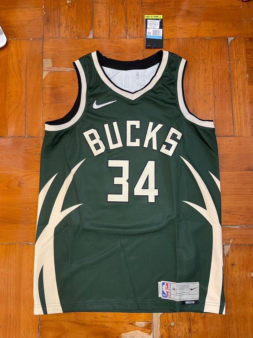 Giannis antetokounmpo earned jersey best sale