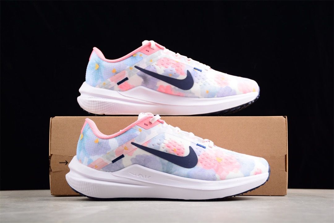 Nike running shoes with flowers hotsell