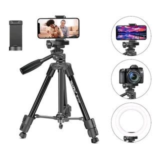 NP-3160 Universal Portable Digital Camera Camcorder Tripod Stand For Vlogging Ringlight