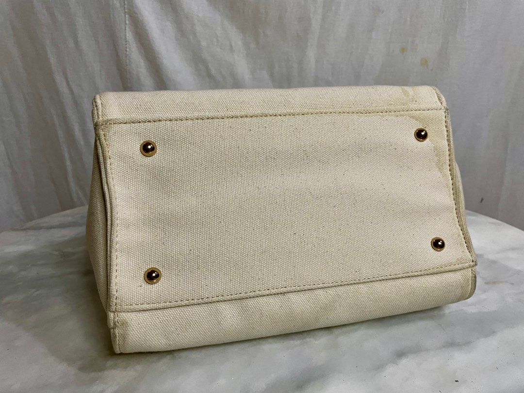 OZOC Cream canvas bag with strap Free SF within NCR ONLY
