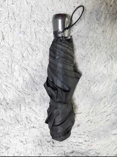 Plain Black Foldable Umbrella