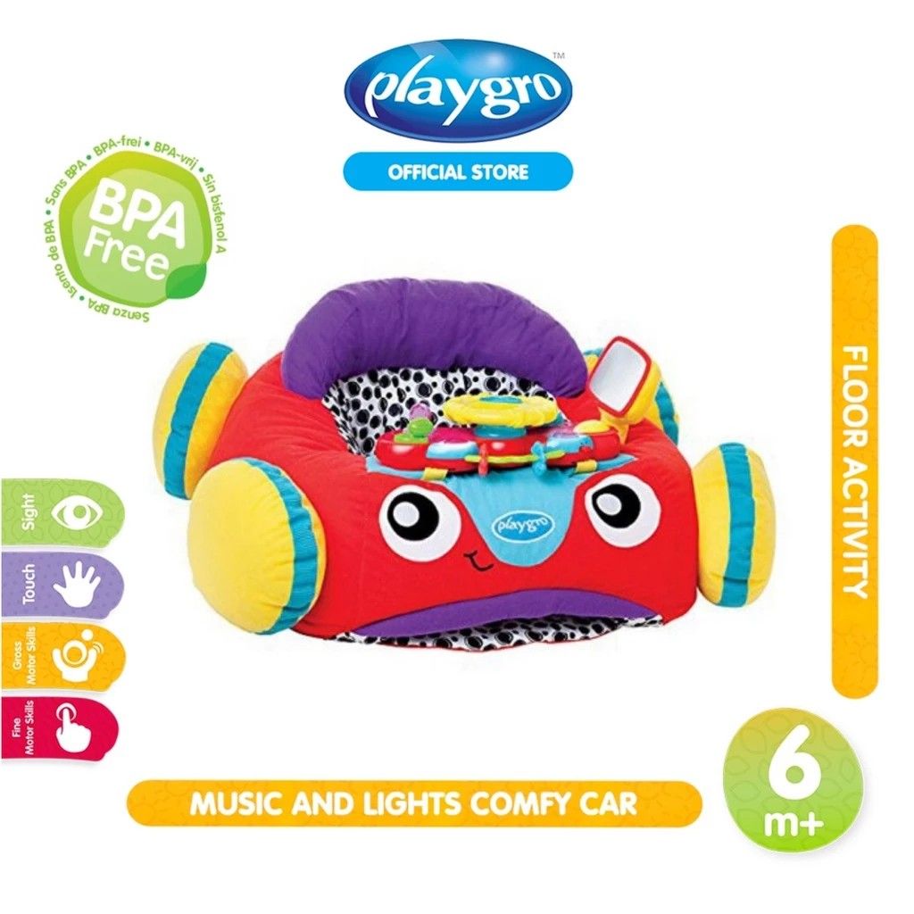 Playgro music and lights comfy Car Bayi Anak Mainan Baby