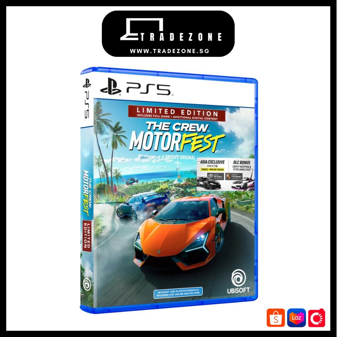 PS5 The Crew Motor Fest Limited Edition R3