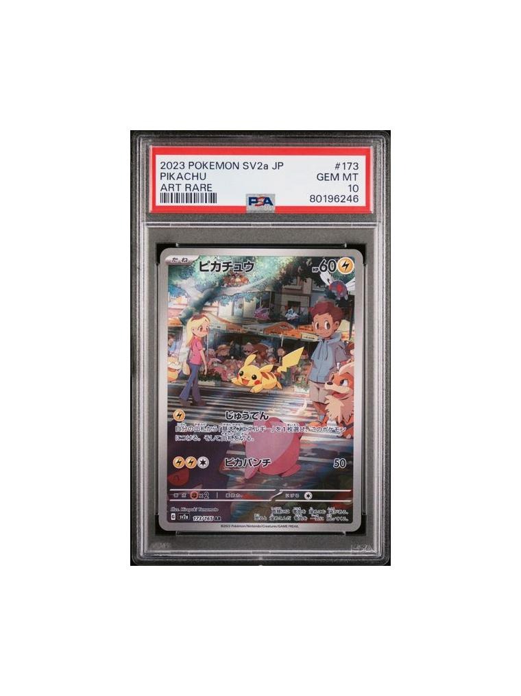 PSA 10 2023 Pokemon Japanese Sv2A-Pokemon 151 173 Art Rare/Pikachu