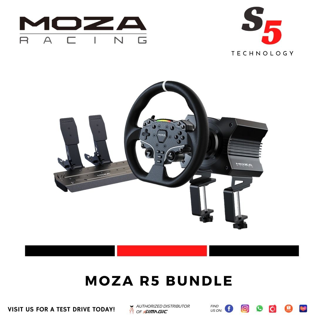 Playstation direct drive wheelset / R5 Bundle + Ras1ution Adapter / PS5 ...