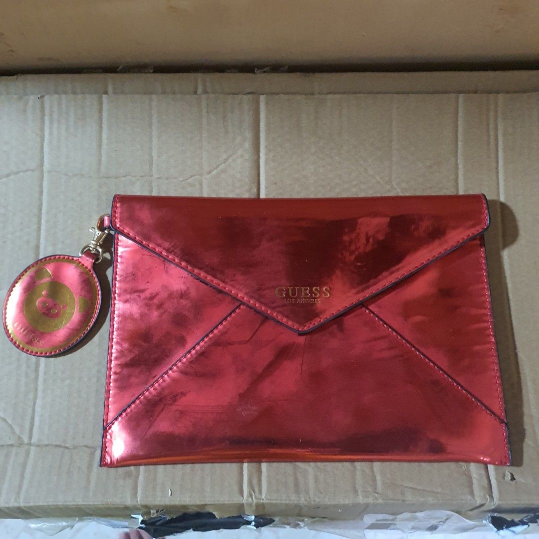 Red Clutch Guess Bag