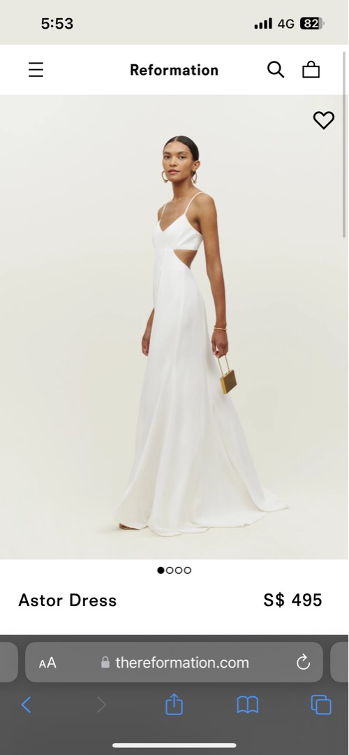 Wedding dresses like reformation shop