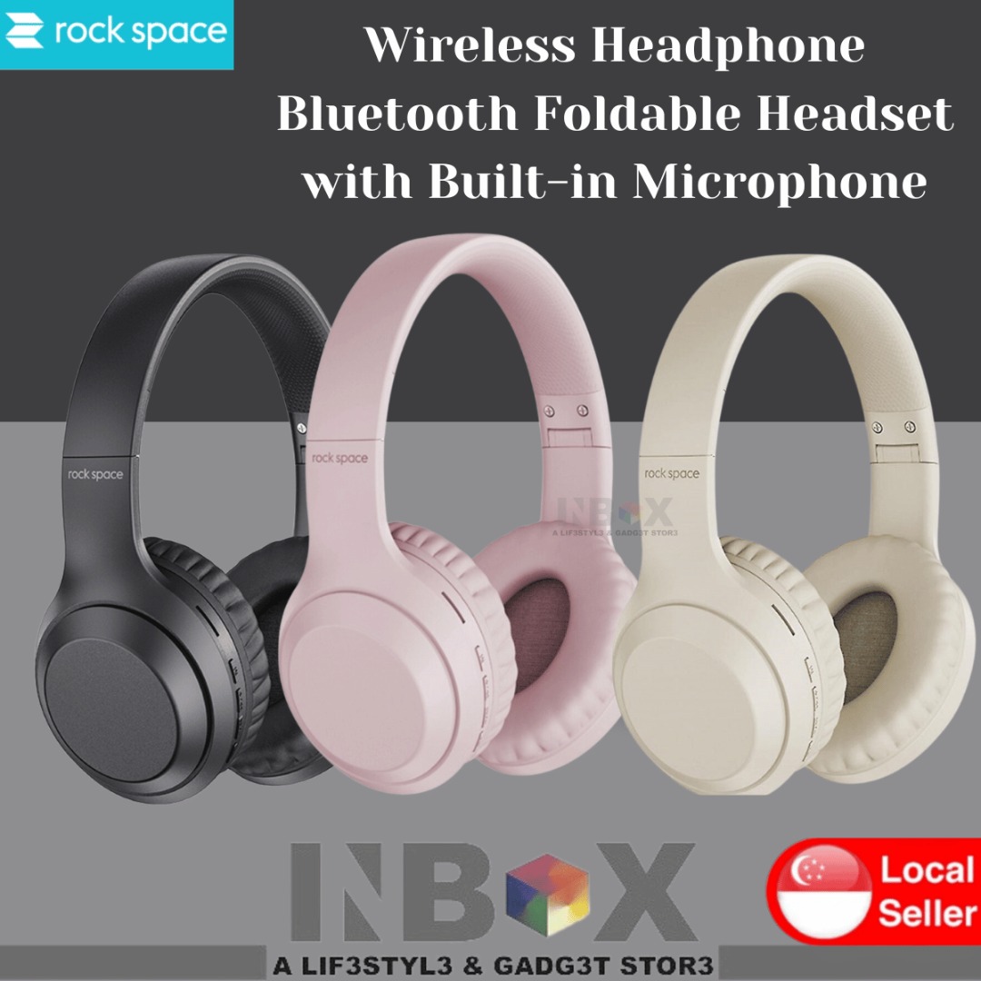 Rock Space SG O2 Wireless Headphone Bluetooth Foldable Headset
