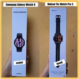 Buy 1 take 1 Samsung Galaxy watch 6 and Mobvoi Tic Watch Pro 3 Gps