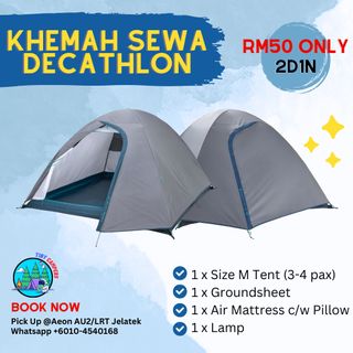 Decathlon tent cheap malaysia