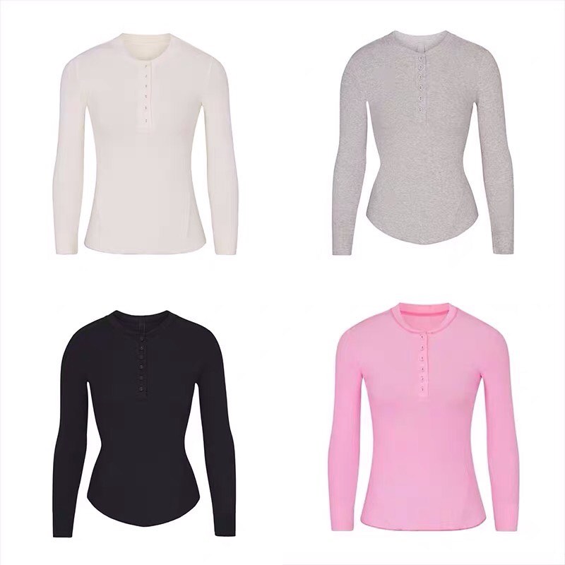 Hollister Henley Long sleeved Top, Women's Fashion, Tops, Longsleeves on  Carousell