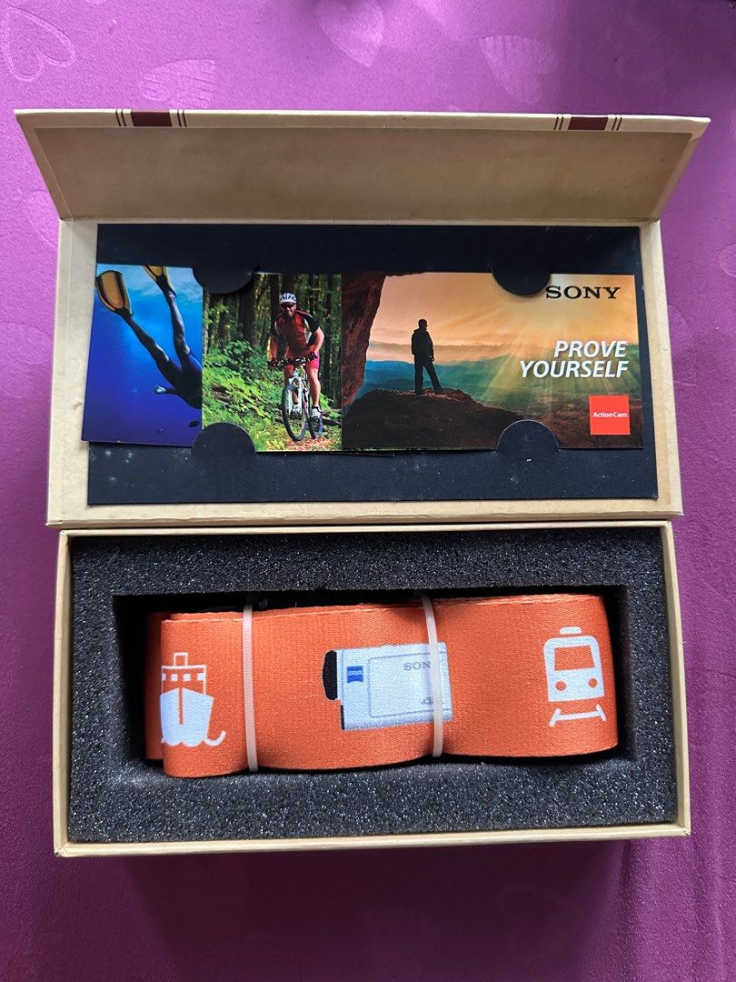 Sony Action Cam strap (Category: Camera Bags & Carriers) located in Baguio. Submitted by mjastud (Listing ID 1283229175, Image 2). Description: Sony action cam strap Never used. MOP: GCash or bank transfer (BDO, UB, BPI) 📍 Baguio City Meet up or ship via LBC add sf (every Tuesday or Wednesday) .