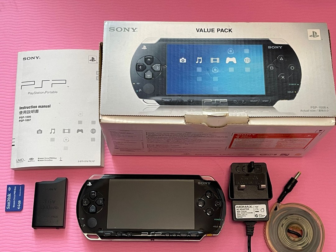 Sony PSP PSP1000 箱說齊, 電子遊戲, 電子遊戲機, PlayStation - Carousell