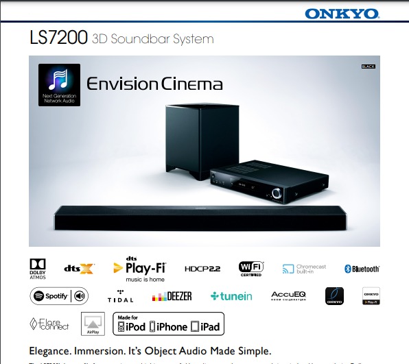 SOUND BAR HIGHEND MODEL LS7200